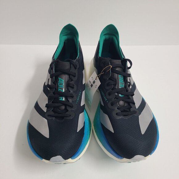 NEW Adidas Adizero Adios Pro 4 Running Shoes JR6365 Size 9.5 Black Green